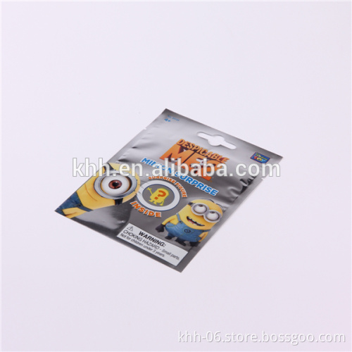 CMYK printed Aluminum Foil Lamination surprise bag toy candy packaging